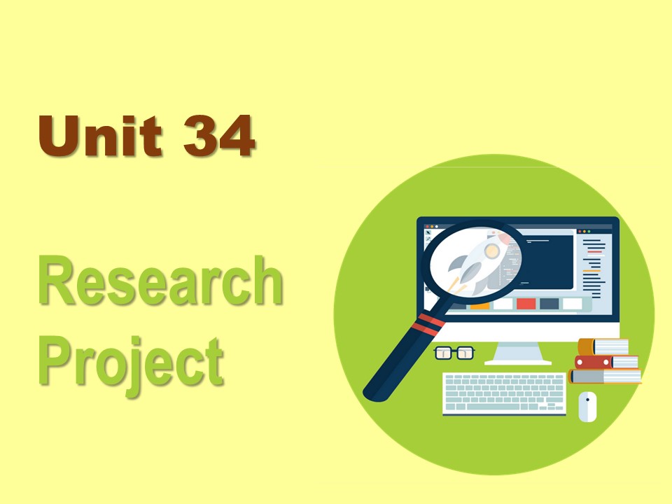 Research Project (Unit 34)